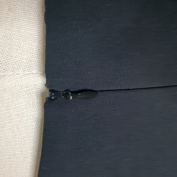 BIANCA NYGÅRD* Black career formal dress cap sleeve corseting detail zip back - Picture 9 of 13